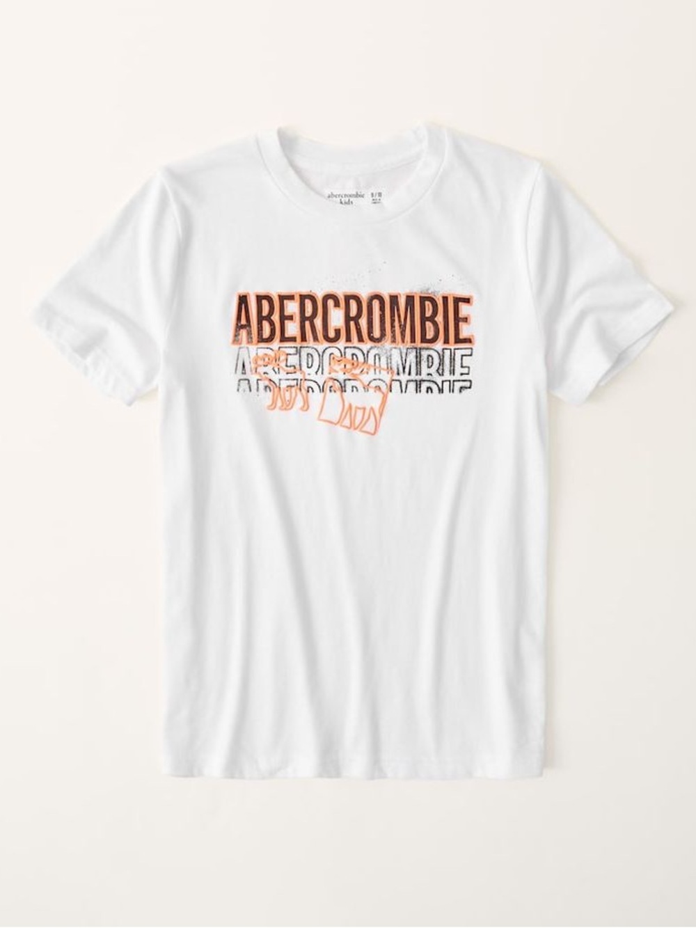 Abercrombie Kids Crew Neck Graphic T-Shirt 🤍🫎